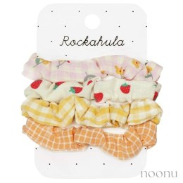 Rockahula Kids gumki scrunchie do włosów dla dziewczynki 4 szt. Picnic