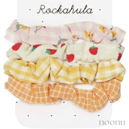 Rockahula Kids gumki scrunchie do włosów dla dziewczynki 4 szt. Picnic