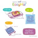 EasyTots silikonowy talerzyk trójdzielny z matą i lunchbox EasyMat Mini 2in1 UNICORN