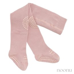 GoBabyGo antypoślizgowe rajstopy do raczkowania i nauki chodzenia Dusty Rose 6 m+