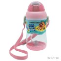 Marcus & Marcus butelka/bidon z obciążoną słomką 3D 2w1 350 ml Pink Pokey