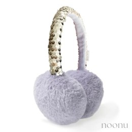 Rockahula Kids nauszniki zimowe dla dziewczynki Shimmer Sequin Lilac