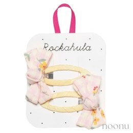 Rockahula Kids spinki do włosów dla dziewczynki 2 szt. Buttercup Gingham Twisty Bow