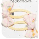 Rockahula Kids spinki do włosów dla dziewczynki 2 szt. Buttercup Gingham Twisty Bow