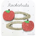 Rockahula Kids spinki do włosów dla dziewczynki 2 szt. Rosy Red Apple