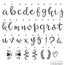 A Little Lovely Company - Litery do Lightboxa zestaw Script