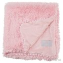 Bizzi Growin kocyk futerkowy Koochicoo BABY PINK 100 x 100 cm