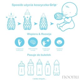 CogniKids Grip® osłonka uchwyt kognitywny do butelki APPLE