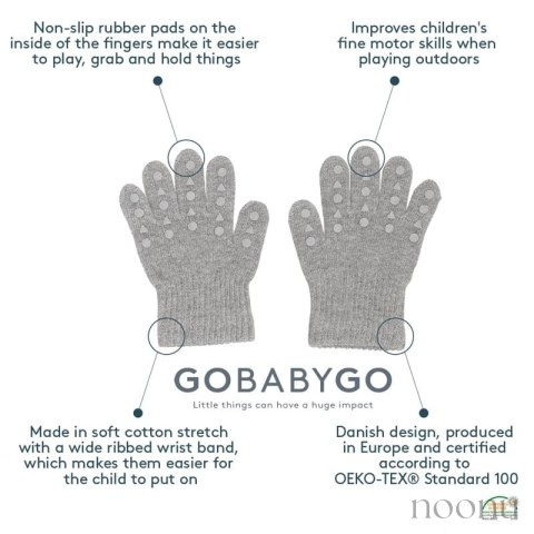 GoBabyGo antypoślizgowe rękawiczki ułatwiające chwytanie Navy Blue 2 lata GoBabyGo antypoślizgowe rękawiczki ułatwiające chwytanie Navy Blue 2 lata