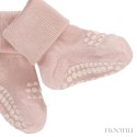 GoBabyGo antypoślizgowe skarpetki do nauki chodzenia BAMBOO Soft Pink 12 m+