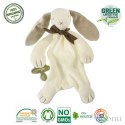 Maud N Lil Opiekun smoczka z organicznej BIO bawełny GOTS Ears The Bunny Comforter 2in1