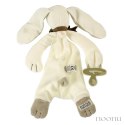 Maud N Lil Opiekun smoczka z organicznej BIO bawełny GOTS Ears The Bunny Comforter 2in1