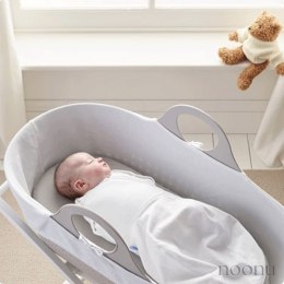 Moba Moses Basket Rose Oddychający Kosz Mojżesza do kołyski