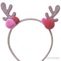 Rockahula Kids opaska do włosów dla dziewczynki Jolly Pom Pom Reindeer Ears