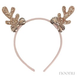 Rockahula Kids opaska do włosów dla dziewczynki Rose Gold Reindeer Ears