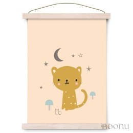 Petit Monkey - Poster Leopard pastel peach 42 x 29,7 cm