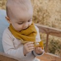 BIBS PACIFIER BRAID MUSTARD & IVORY & CLOUD zawieszka do smoczków 100% organic cotton