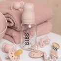 BIBS BABY GLASS BOTTLE BLUSH Antykolkowa Butelka Szklana dla Noworodków 110 ml