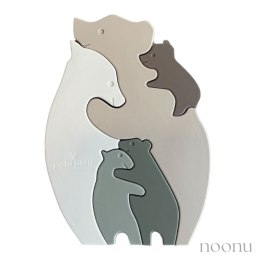 Petu Petu silikonowe puzzle układanka Bears Forest