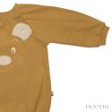 Hi Little One rampers dziecięcy MIŚ OverSize BOHO Mustard roz L Pom Pom