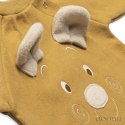 Hi Little One rampers dziecięcy MIŚ OverSize BOHO Mustard roz L Pom Pom