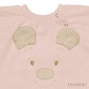 Hi Little One rampers niemowlęcy MIŚ OverSize BOHO Blush roz M Pom Pom