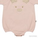 Hi Little One rampers niemowlęcy MIŚ OverSize BOHO Blush roz M Pom Pom