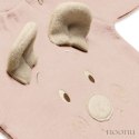 Hi Little One rampers niemowlęcy MIŚ OverSize BOHO Blush roz S Pom Pom