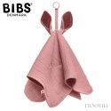 BIBS CUDDLE CLOTH KANGAROO DUSTY PINK Pieluszka przytulanka z zawieszką na smoczek